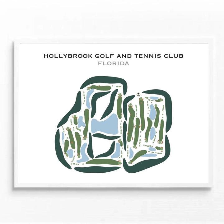 Hollybrook Golf & Tennis Club, Florida - Printed Golf Courses
