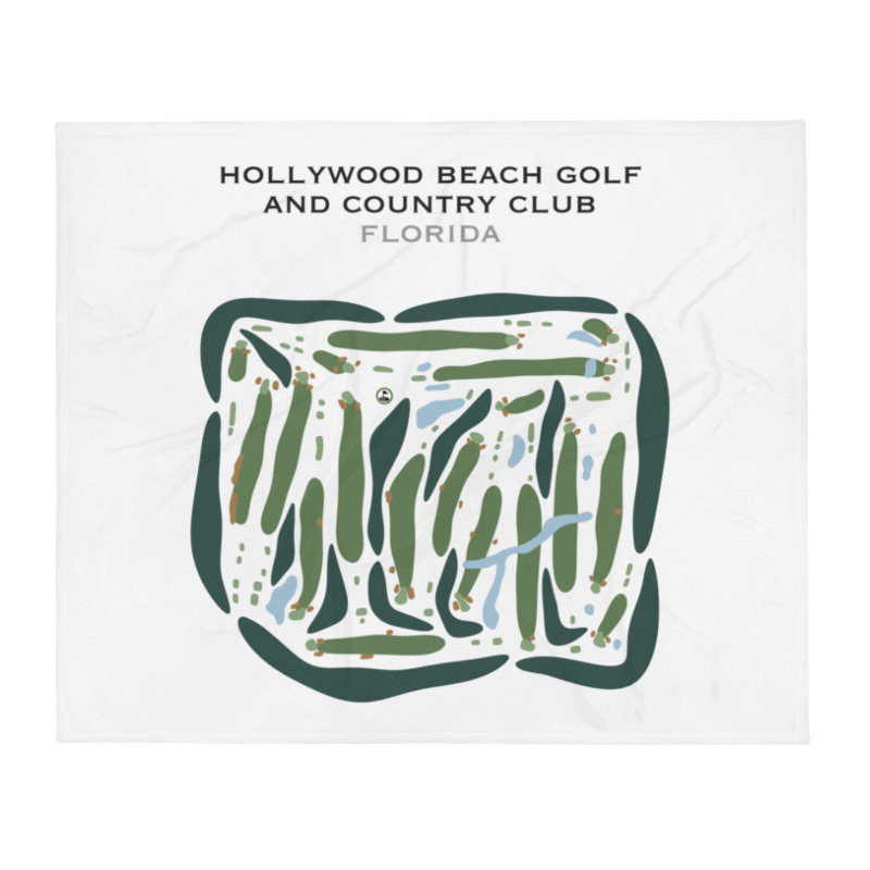 Hollywood Beach Golf & Country Club, Florida - Printed Golf Courses