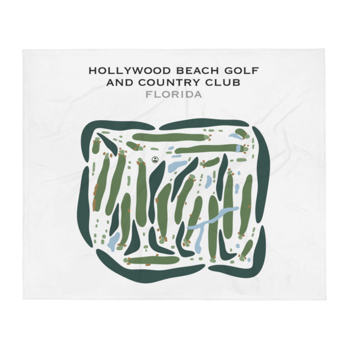 Hollywood Beach Golf & Country Club, Florida - Printed Golf Courses
