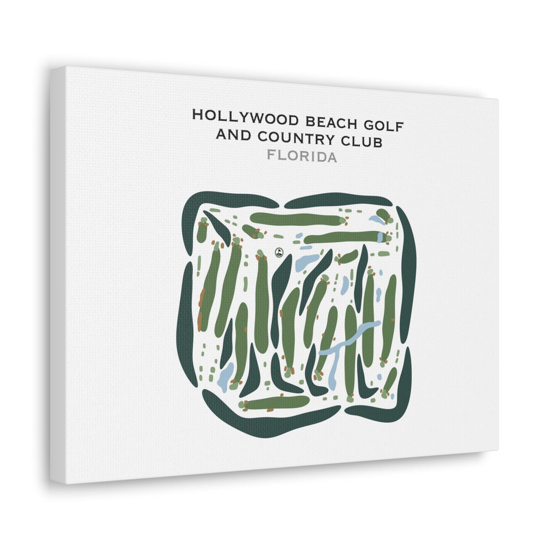 Hollywood Beach Golf & Country Club, Florida - Printed Golf Courses