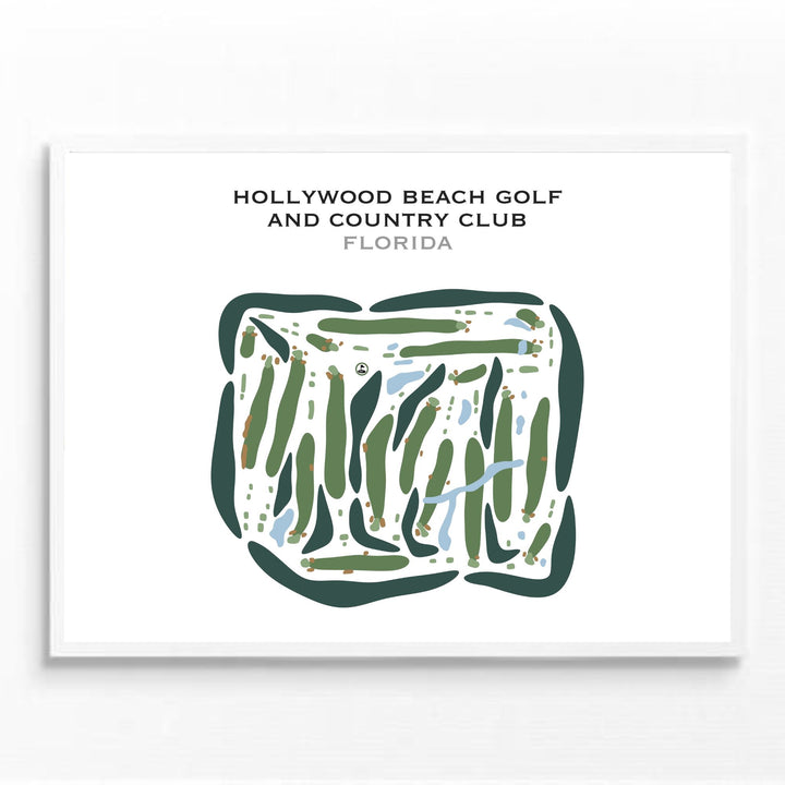 Hollywood Beach Golf & Country Club, Florida - Printed Golf Courses