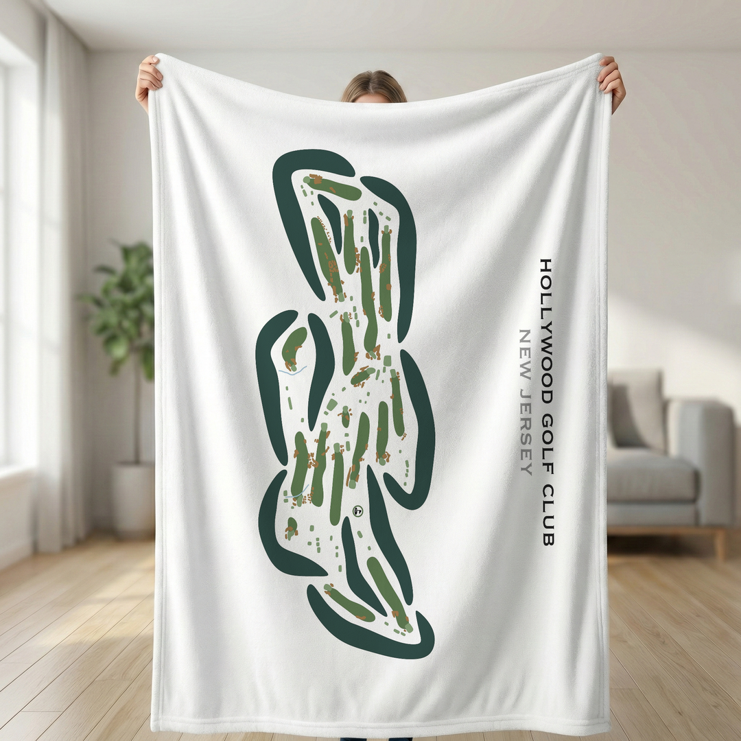 Hollywood Golf Club, New Jersey - Printed Golf Courses