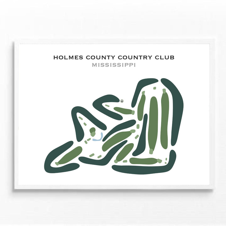 Holmes County Country Club, Mississippi - Printed Golf Courses