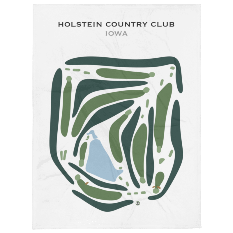 Holstein Country Club, Iowa - Printed Golf Course