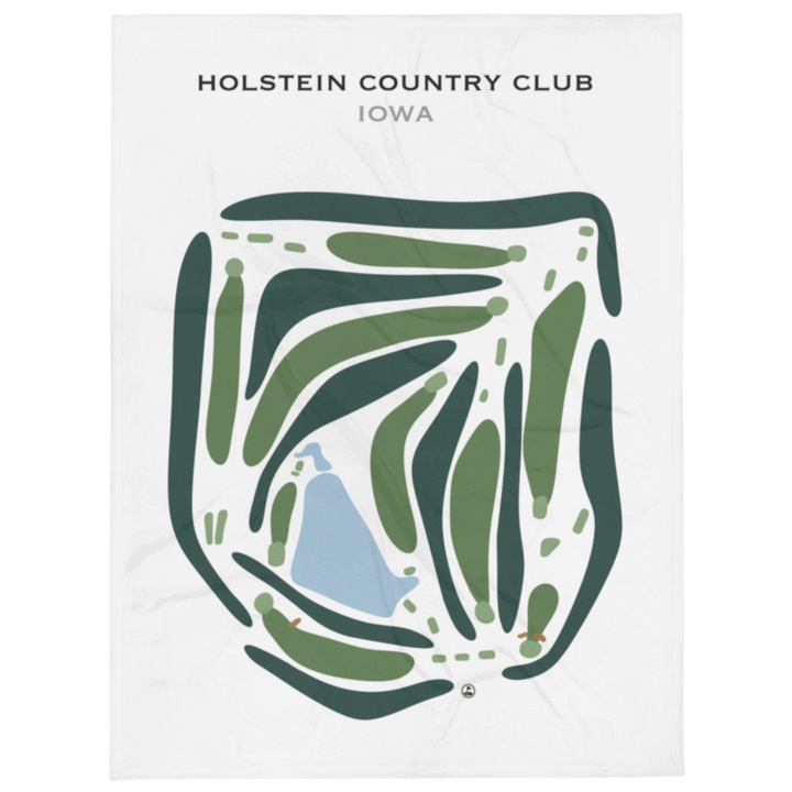 Holstein Country Club, Iowa - Printed Golf Course