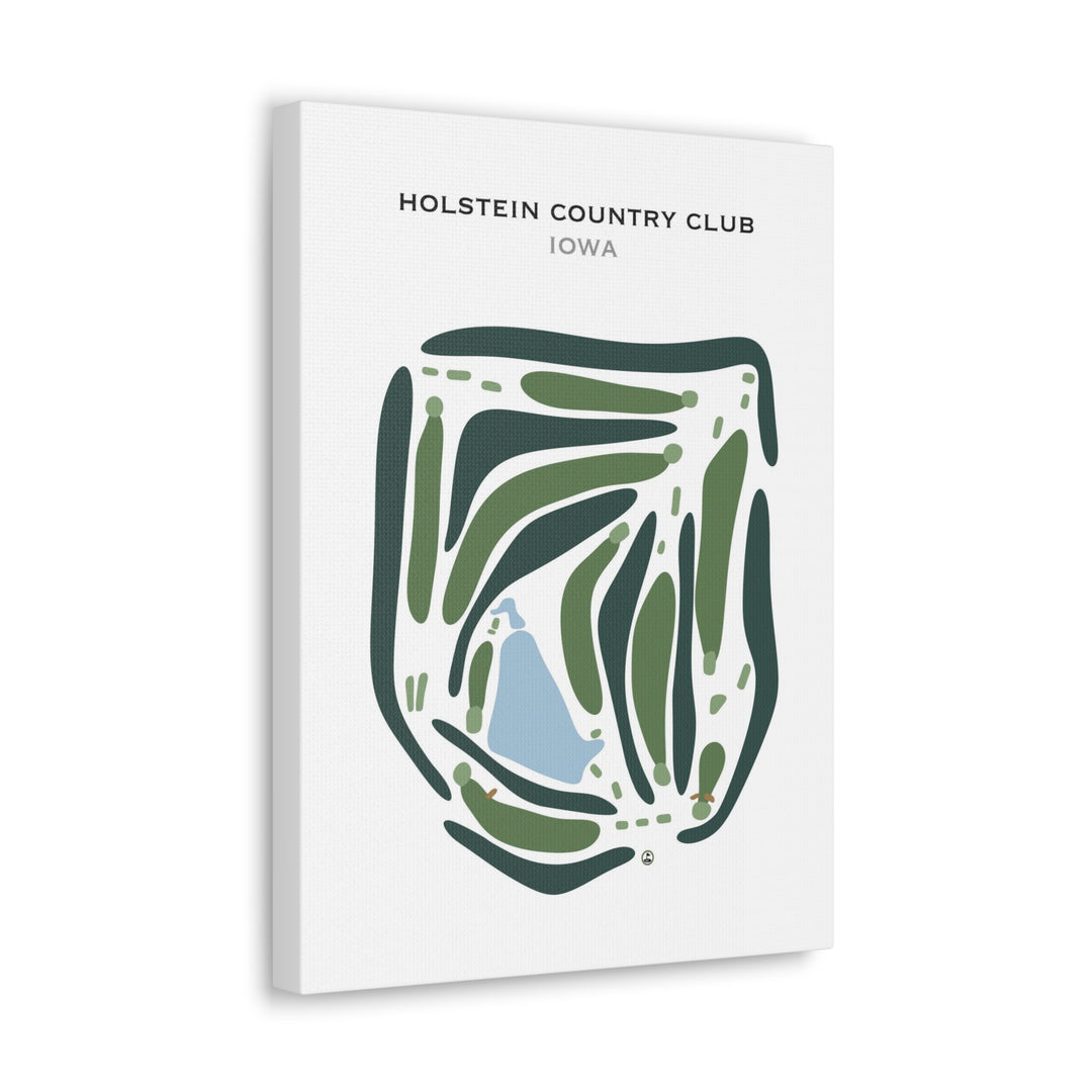 Holstein Country Club, Iowa - Printed Golf Course