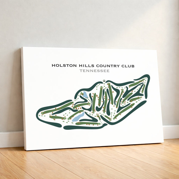 Holston Hills Country Club, Tennessee - Printed Golf Courses