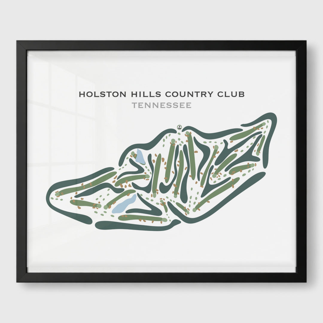 Holston Hills Country Club, Tennessee - Printed Golf Courses