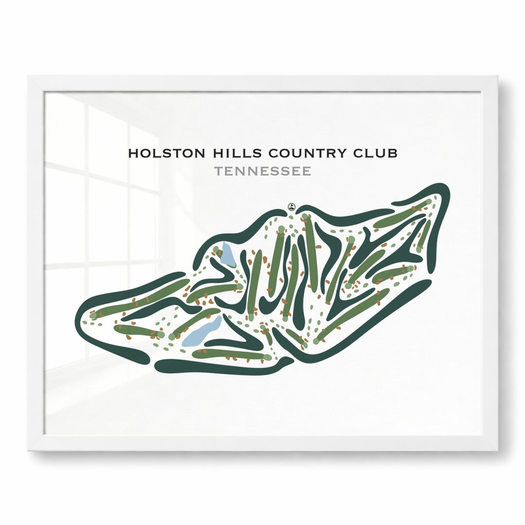 Holston Hills Country Club, Tennessee - Printed Golf Courses