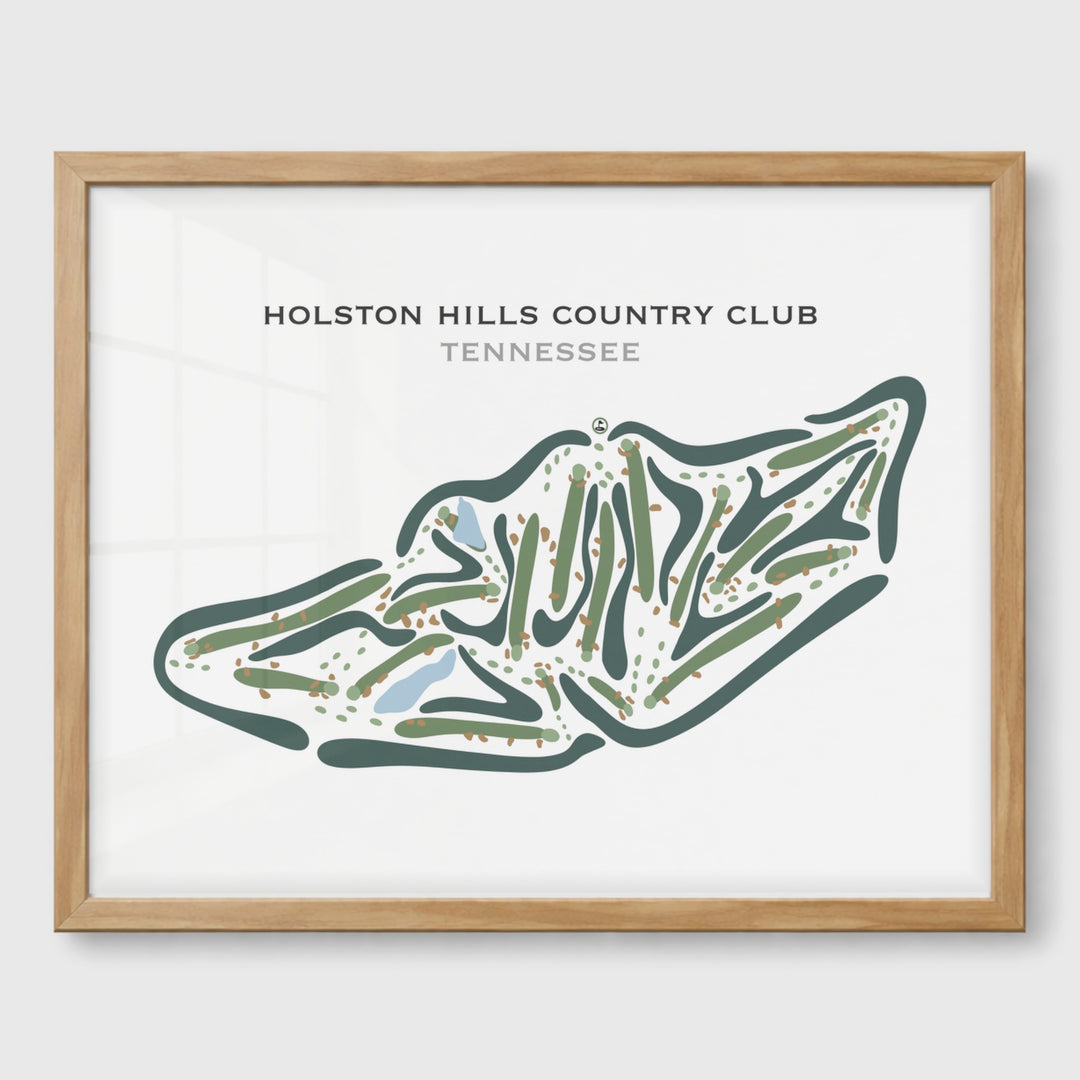 Holston Hills Country Club, Tennessee - Printed Golf Courses