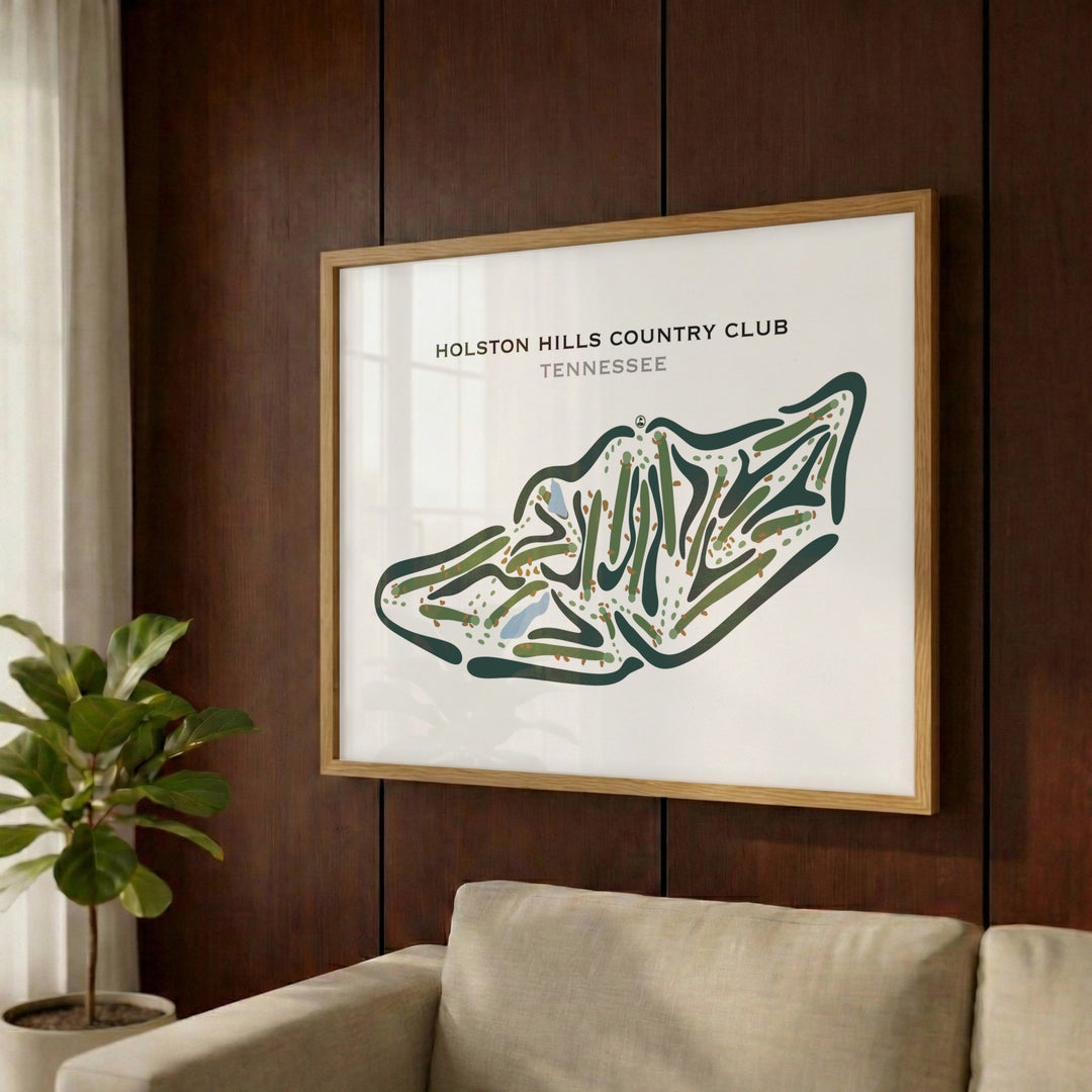Holston Hills Country Club, Tennessee - Printed Golf Courses