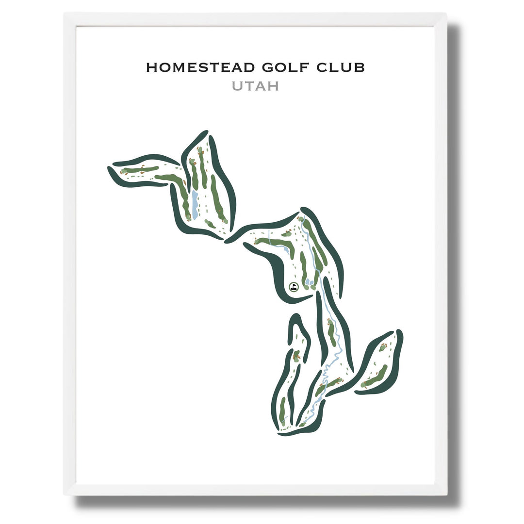 Homestead Golf Club, Utah - Printed Golf Courses