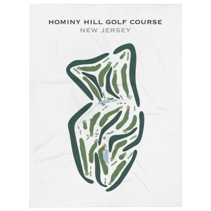 Hominy Hill Golf Course, New Jersey - Printed Golf Courses