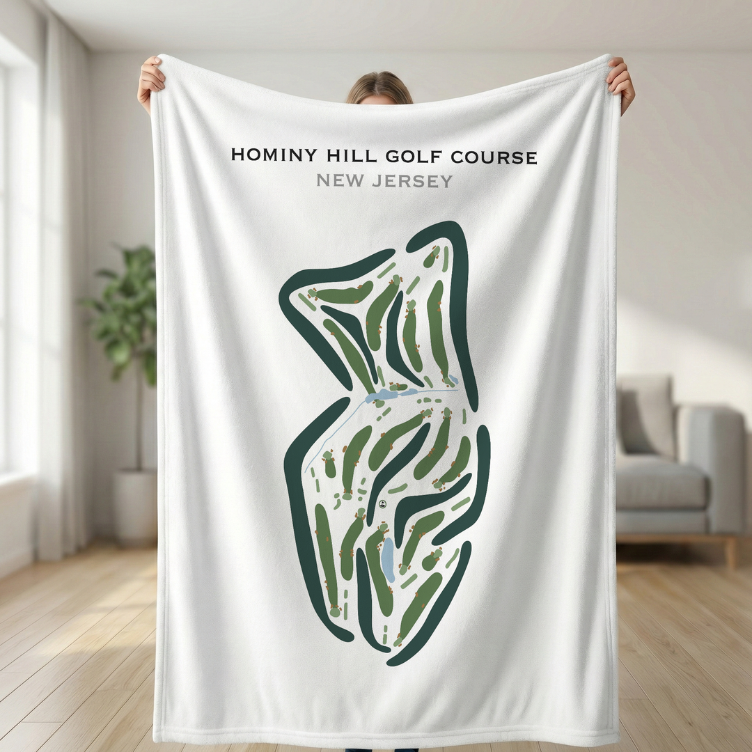 Hominy Hill Golf Course, New Jersey - Printed Golf Courses