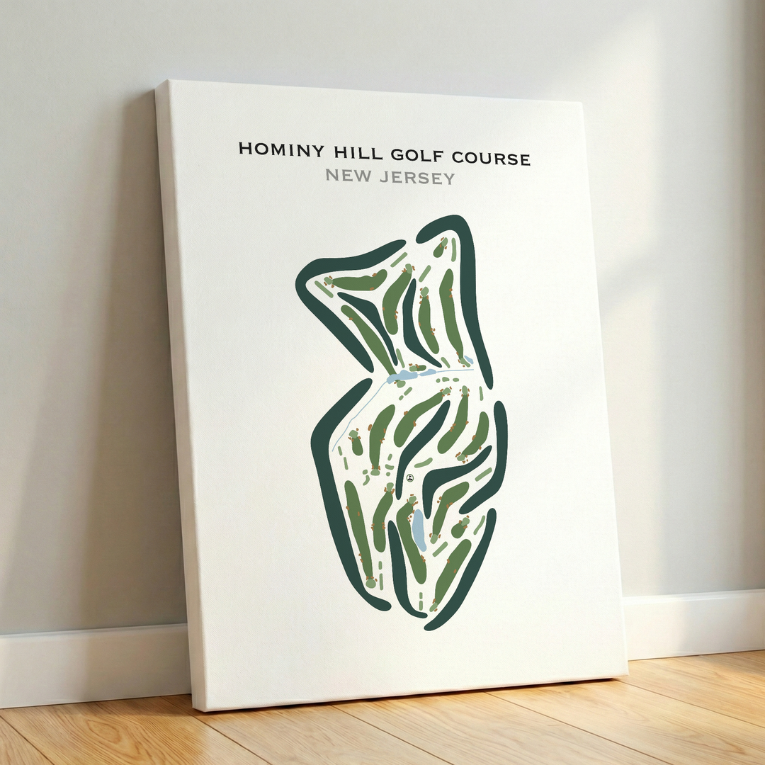 Hominy Hill Golf Course, New Jersey - Printed Golf Courses