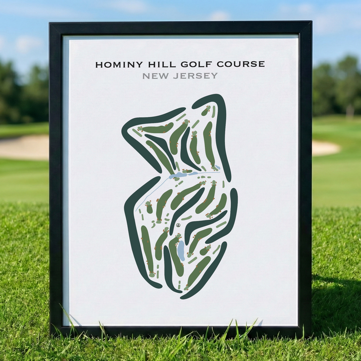 Hominy Hill Golf Course, New Jersey - Printed Golf Courses
