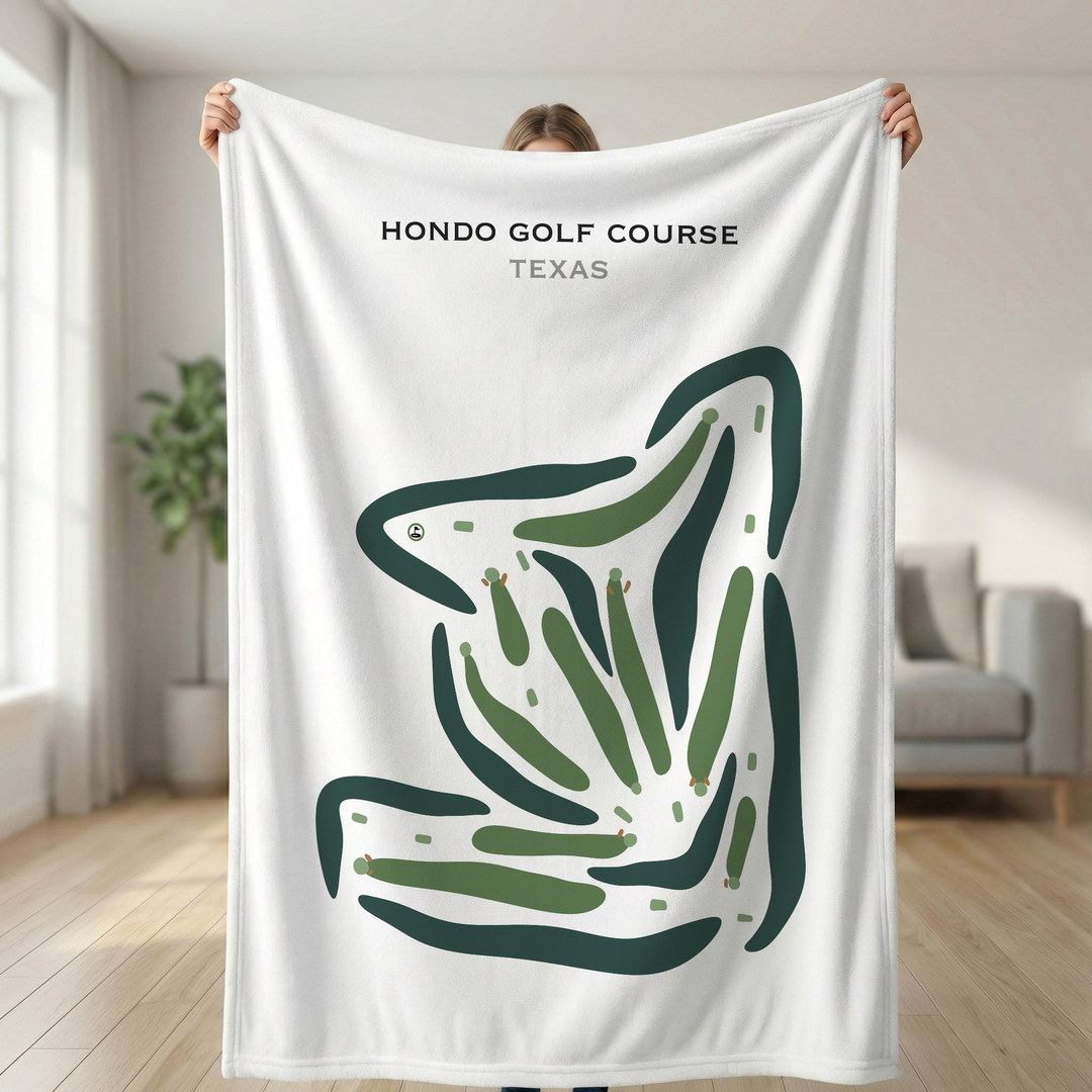 Hondo Golf Course, Texas - Printed Golf Courses