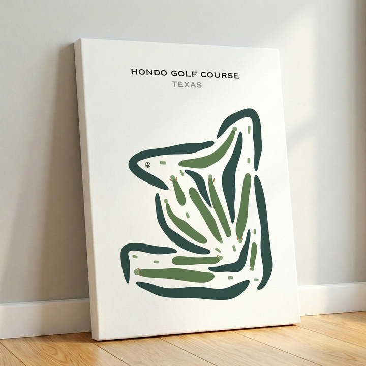 Hondo Golf Course, Texas - Printed Golf Courses