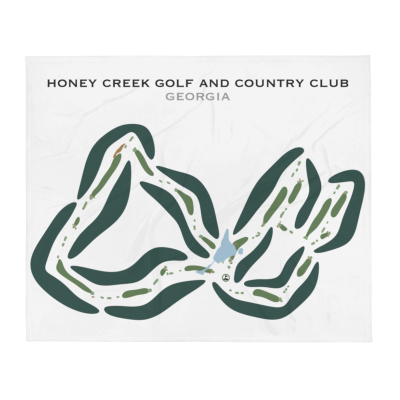 Honey Creek Golf and Country Club, Georgia - Printed Golf Courses