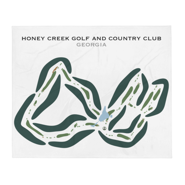 Honey Creek Golf and Country Club, Georgia - Printed Golf Courses