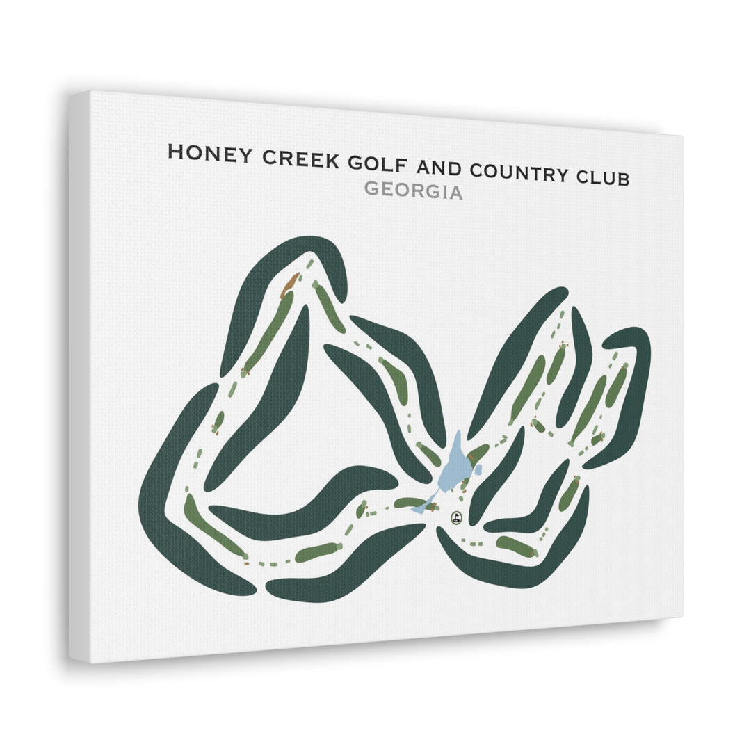 Honey Creek Golf and Country Club, Georgia - Printed Golf Courses