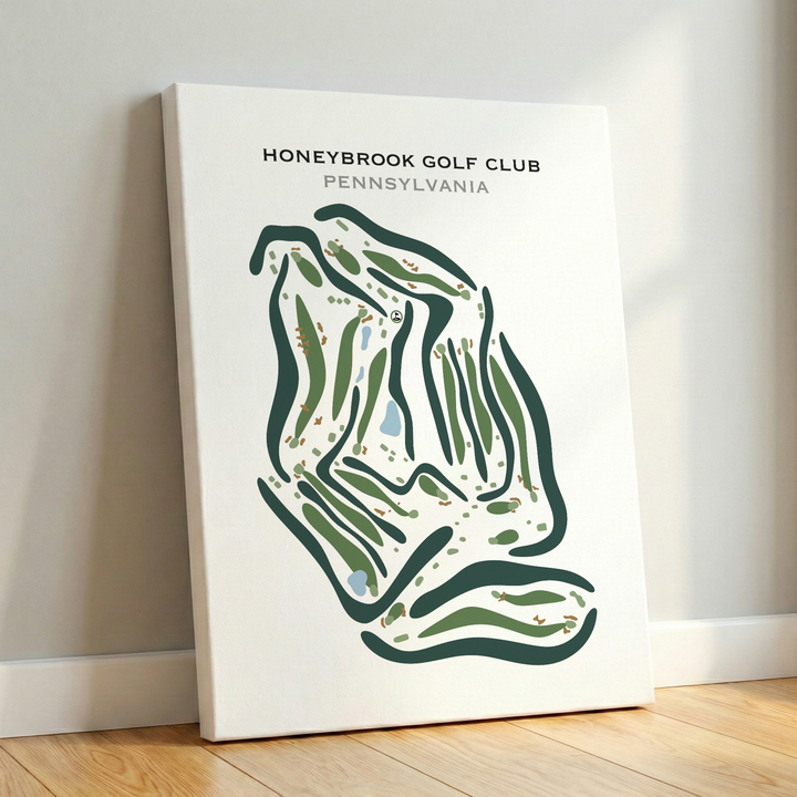 Honeybrook Golf Club, Pennsylvania - Printed Golf Courses