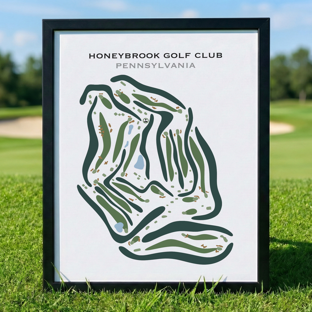 Honeybrook Golf Club, Pennsylvania - Printed Golf Courses