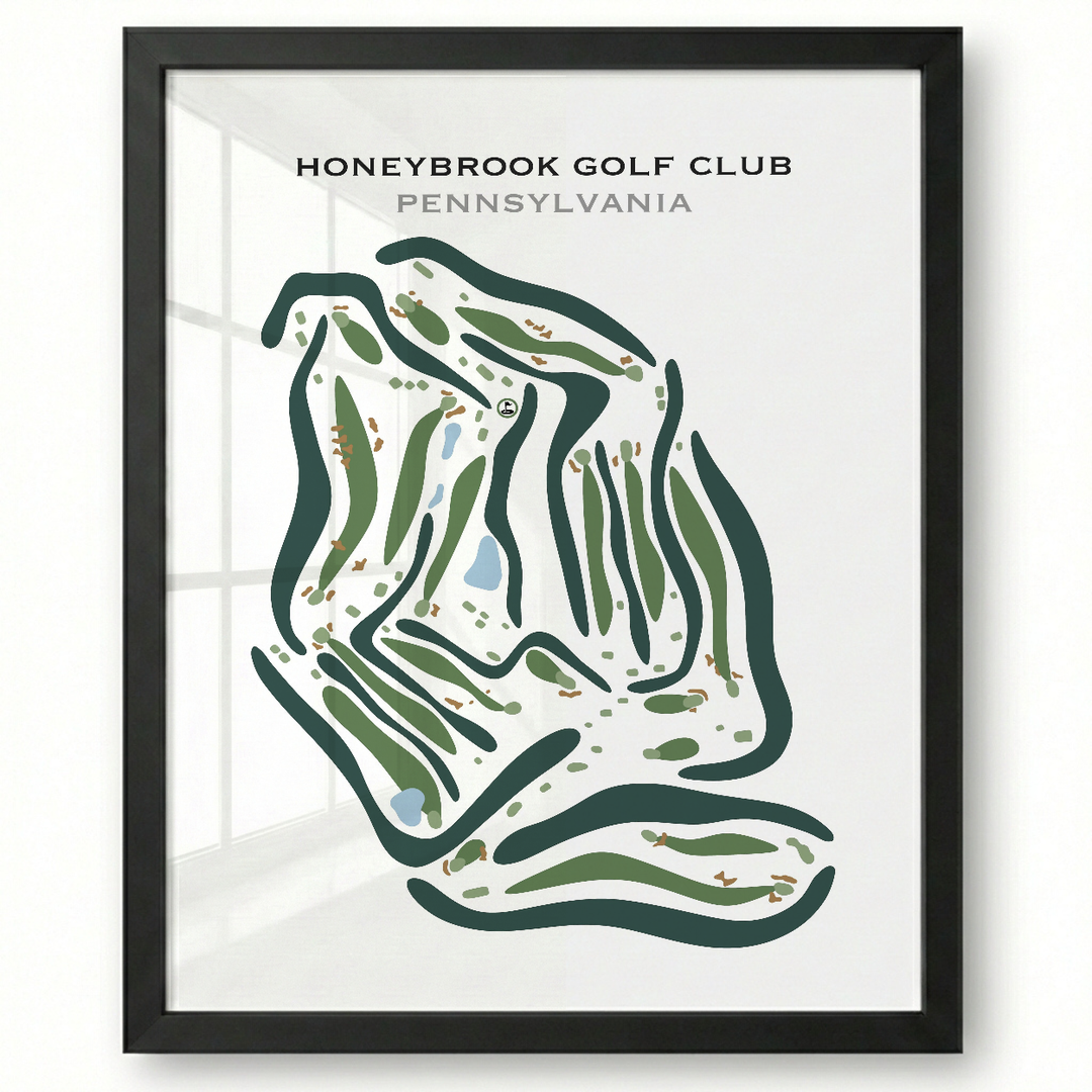 Honeybrook Golf Club, Pennsylvania - Printed Golf Courses