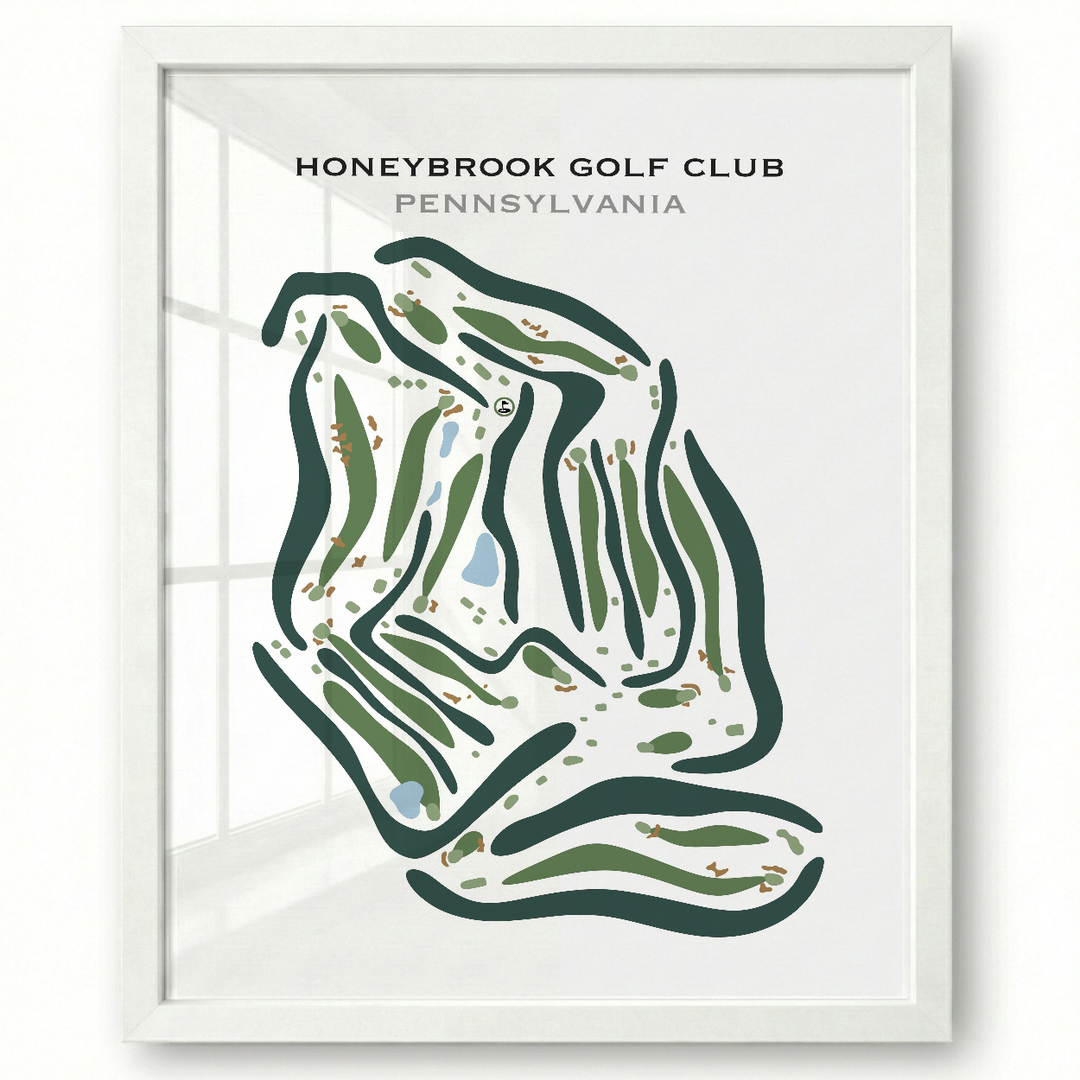 Honeybrook Golf Club, Pennsylvania - Printed Golf Courses