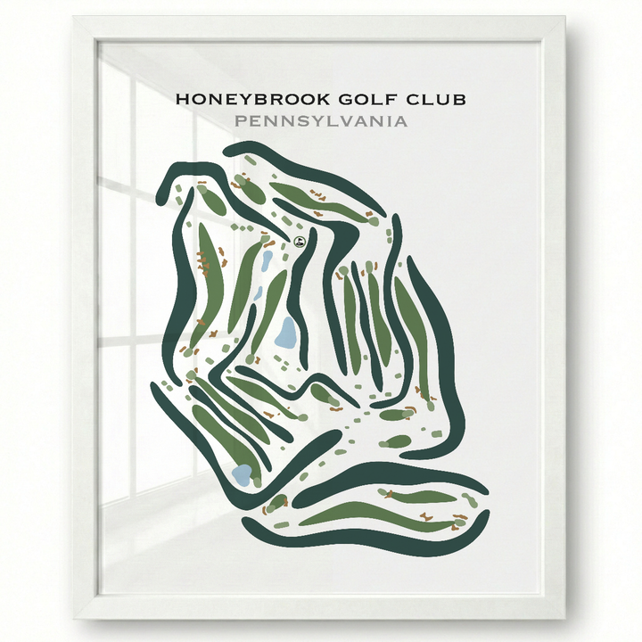 Honeybrook Golf Club, Pennsylvania - Printed Golf Courses