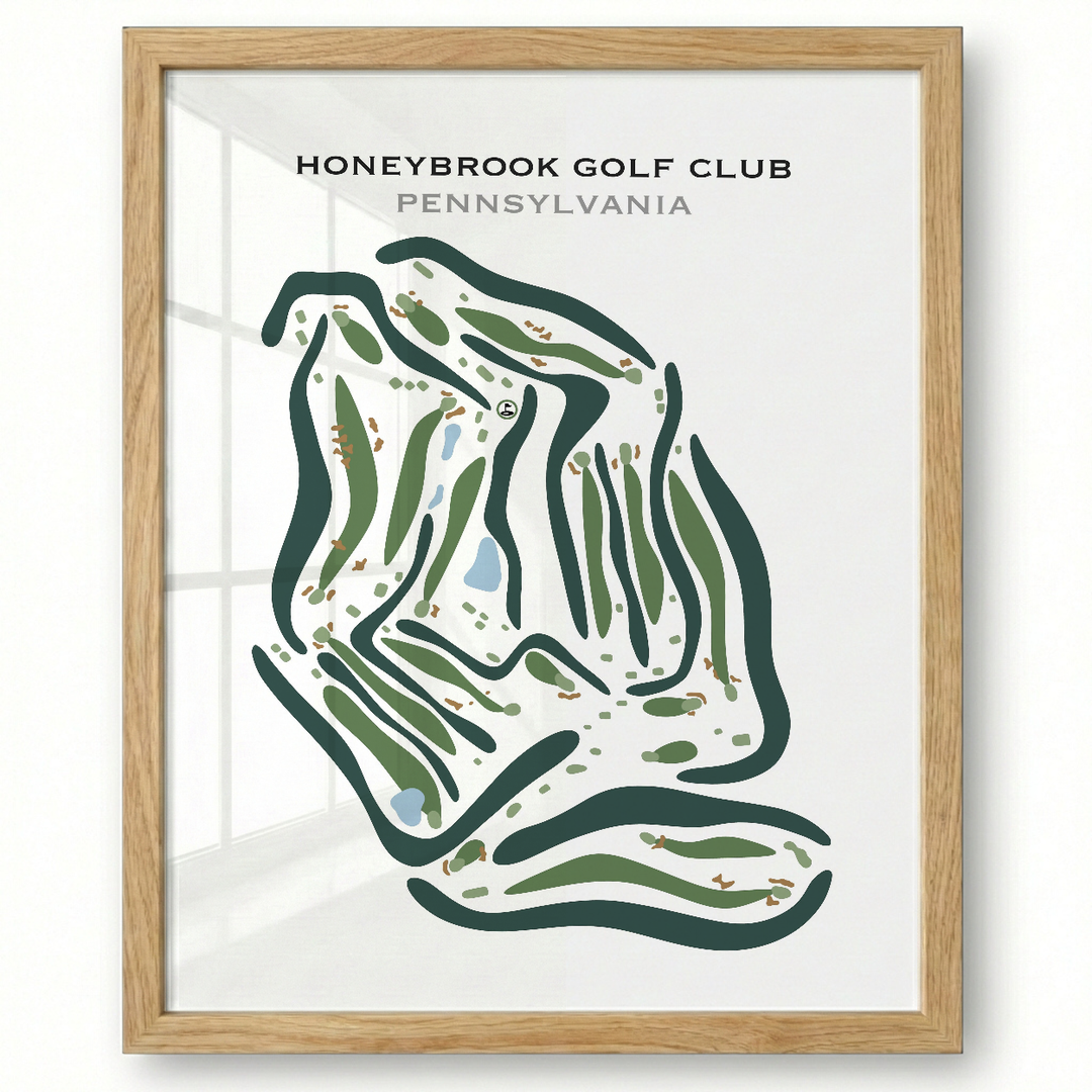 Honeybrook Golf Club, Pennsylvania - Printed Golf Courses