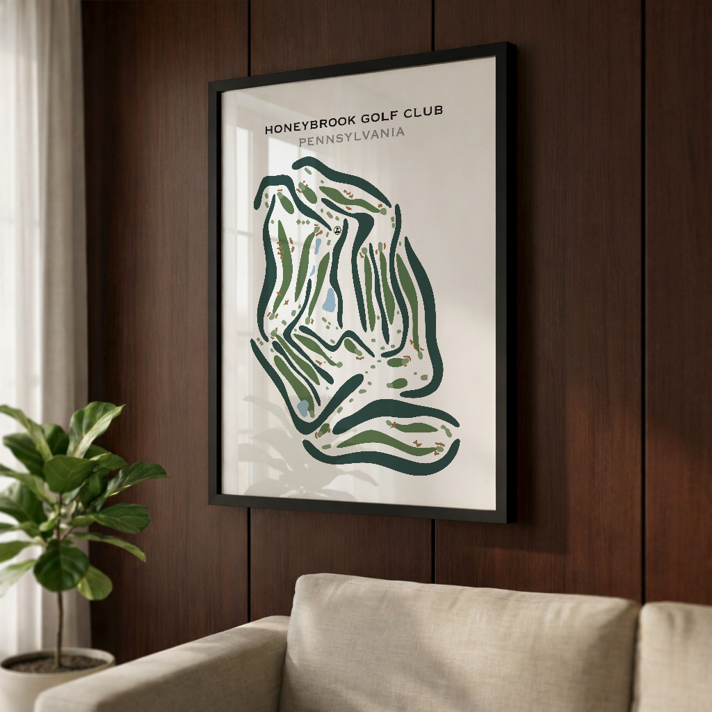 Honeybrook Golf Club, Pennsylvania - Printed Golf Courses