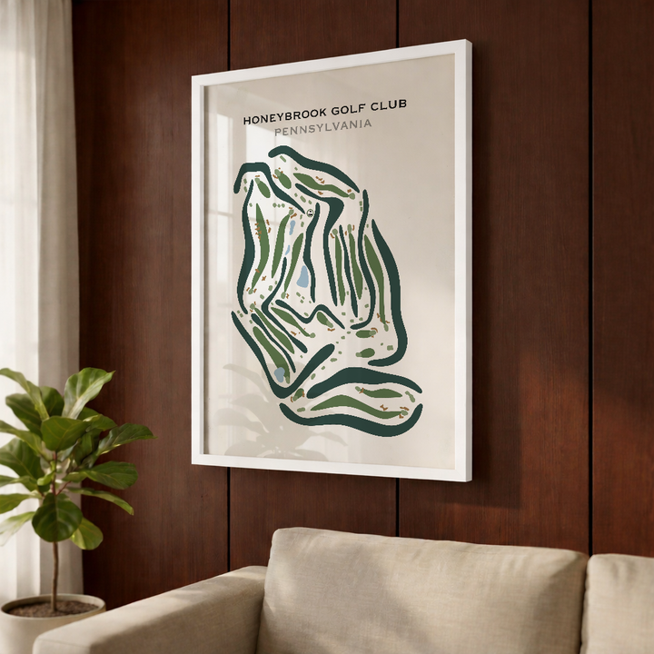 Honeybrook Golf Club, Pennsylvania - Printed Golf Courses