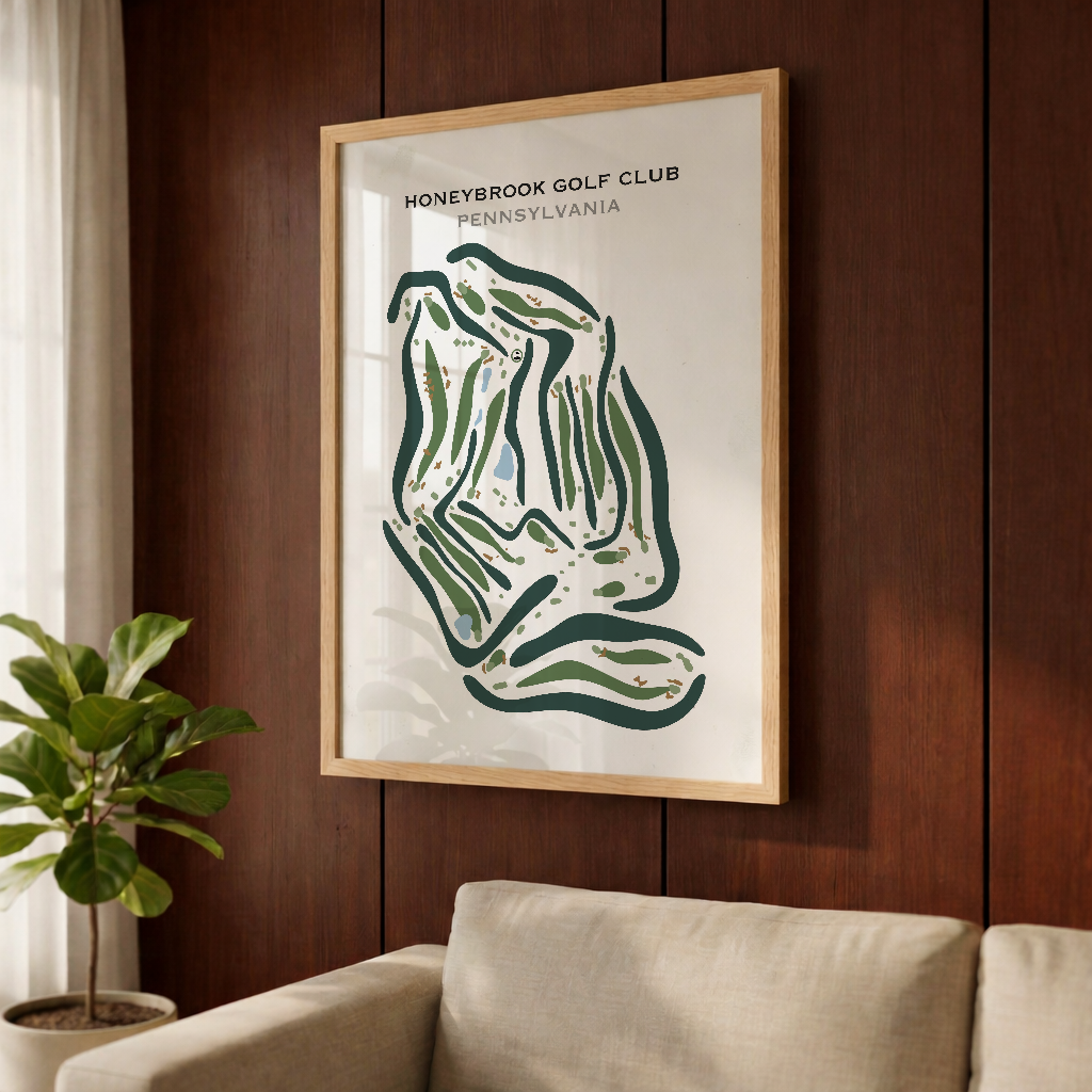 Honeybrook Golf Club, Pennsylvania - Printed Golf Courses