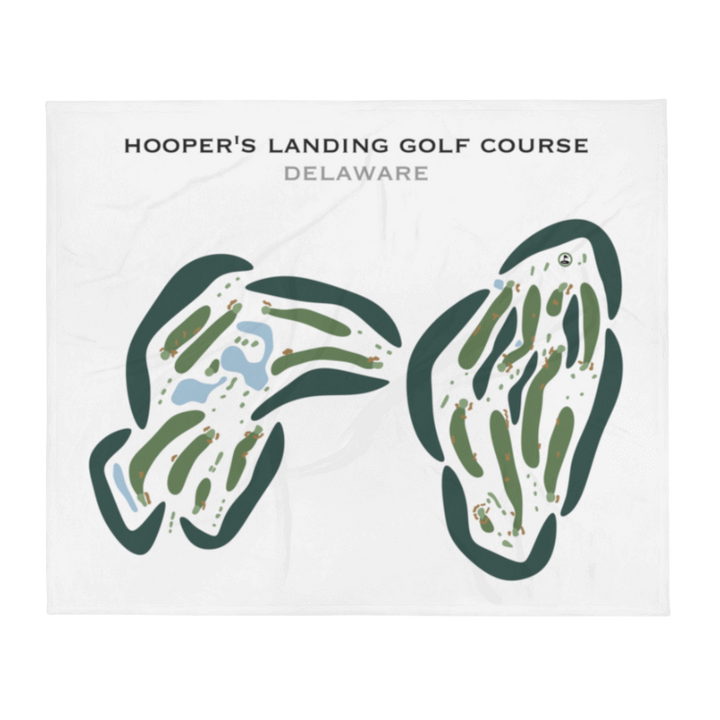 Hooper's Landing Golf Course, Delaware - Printed Golf Courses