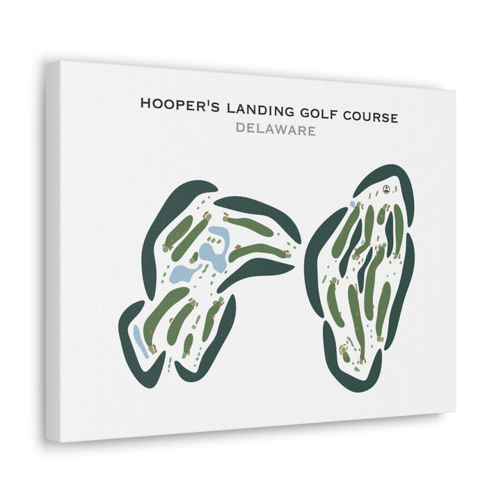 Hooper's Landing Golf Course, Delaware - Printed Golf Courses