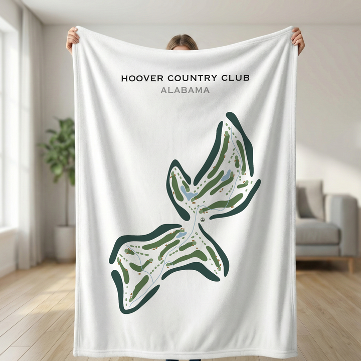 Hoover Country Club, Alabama - Printed Golf Course