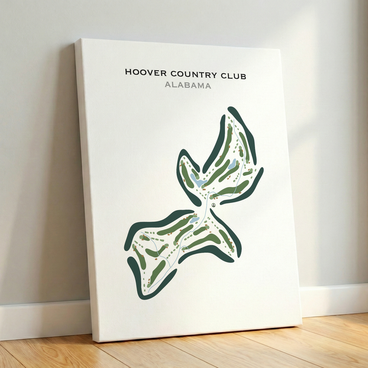 Hoover Country Club, Alabama - Printed Golf Course