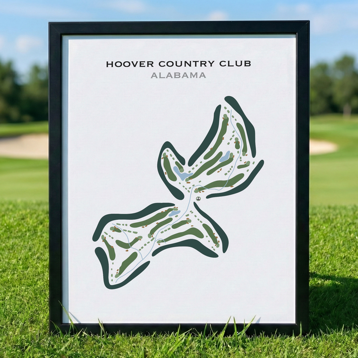 Hoover Country Club, Alabama - Printed Golf Course