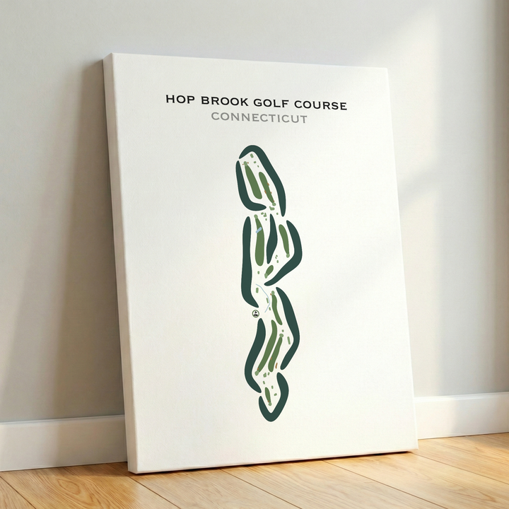 Hop Brook Golf Course, Connecticut - Printed Golf Courses