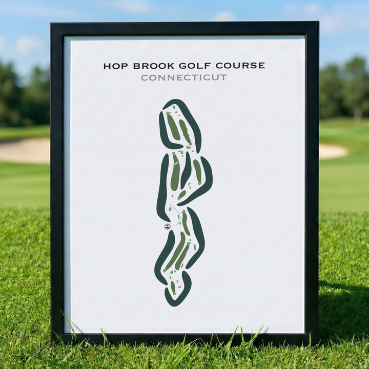 Hop Brook Golf Course, Connecticut - Printed Golf Courses