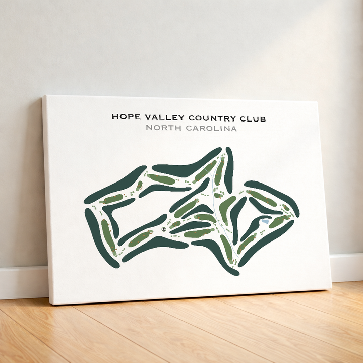 Hope Valley Country Club, North Carolina - Printed Golf Courses