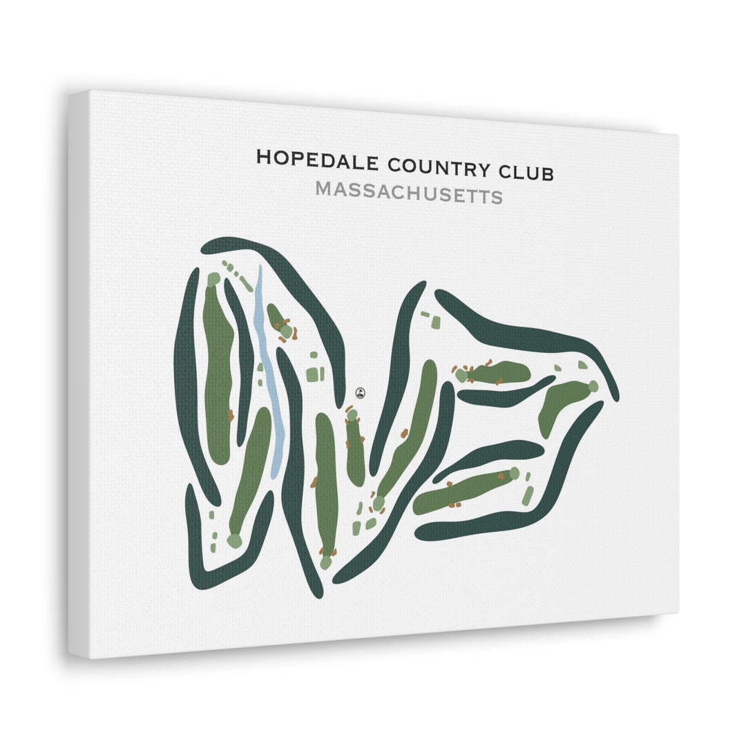 Hopedale Country Club, Massachusetts - Printed Golf Courses