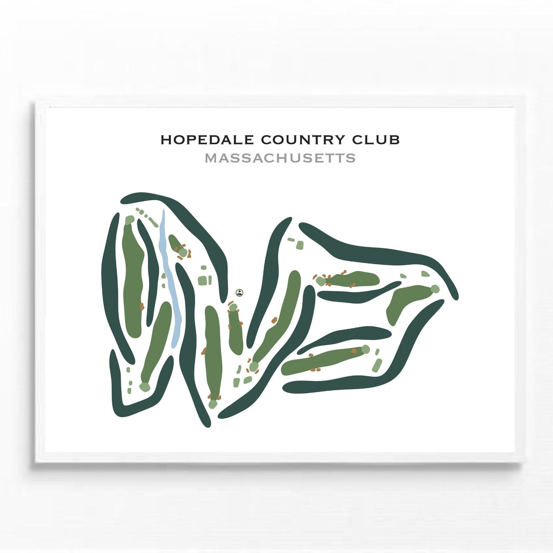 Hopedale Country Club, Massachusetts - Printed Golf Courses