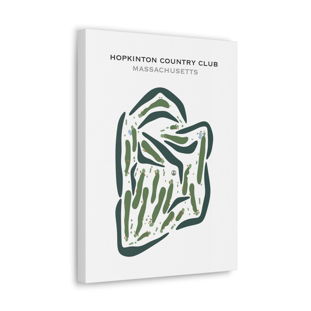 Hopkinton Country Club, Massachusetts - Printed Golf Courses