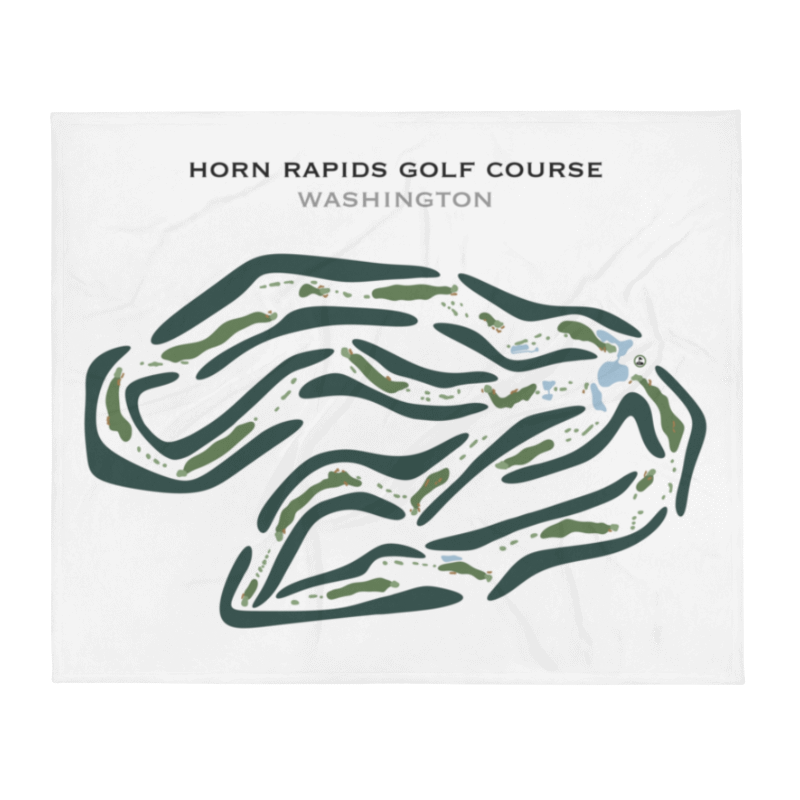 Horn Rapids Golf Course, Washington - Printed Golf Course