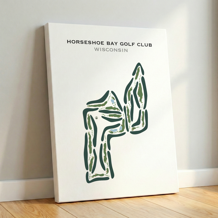 Horseshoe Bay Golf Club, Wisconsin - Printed Golf Courses