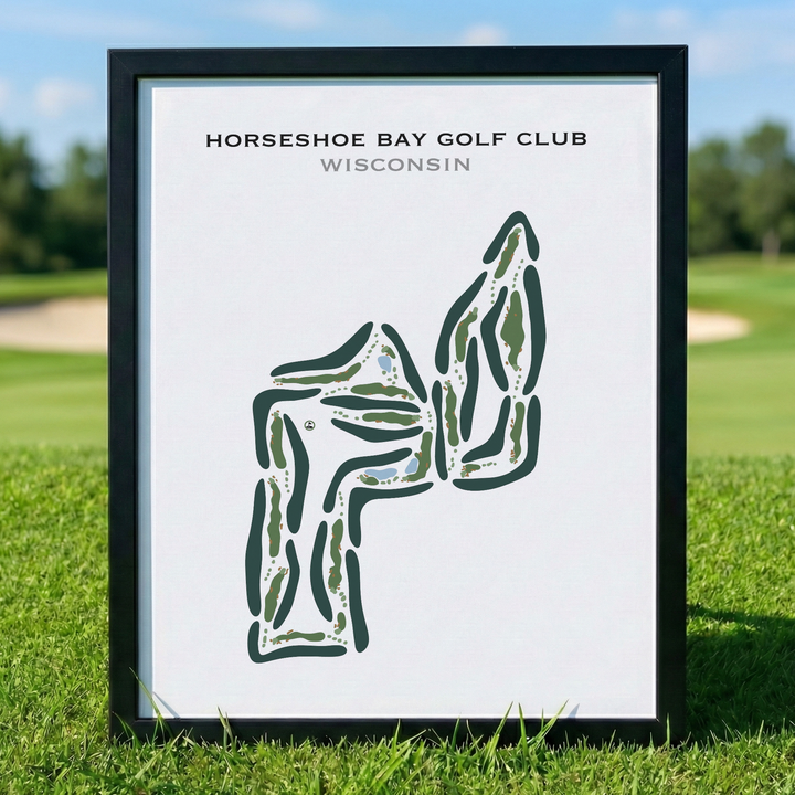 Horseshoe Bay Golf Club, Wisconsin - Printed Golf Courses