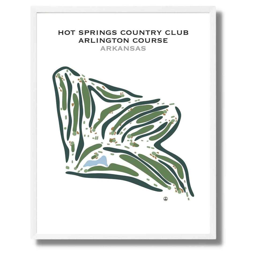 Hot Springs Country Club, Arlington Course, Arkansas - Golf Course Prints