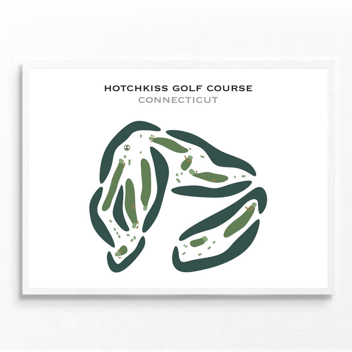Hotchkiss Golf Course, Connecticut - Printed Golf Courses